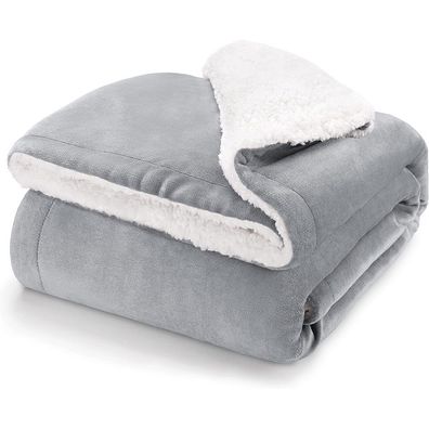Blumtal Fluffy, Cuddly Sherpa Blanket - High-Quality, Super Soft Fleece Blanket