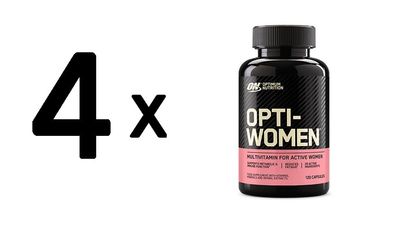 4 x Optimum Nutrition Opti-Women (120)