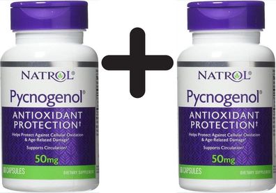 2 x Pycnogenol, 50mg - 60 caps