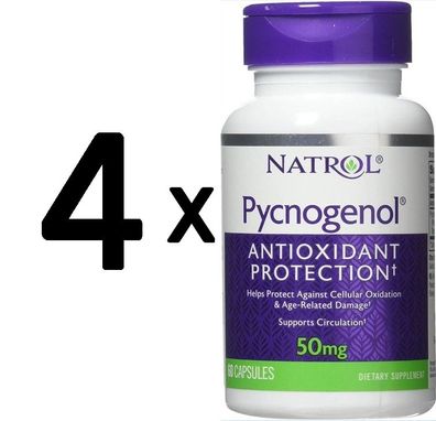 4 x Pycnogenol, 50mg - 60 caps