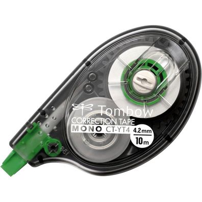 Korrekturroller MONO CT-YT4, 4.2mm breit, 10m lang, Farbe weiß, transparent
