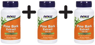 3 x Pine Bark Extract, 240mg - 90 vcaps