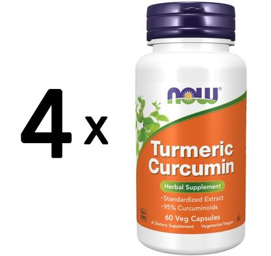 4 x Curcumin - 60 vcaps