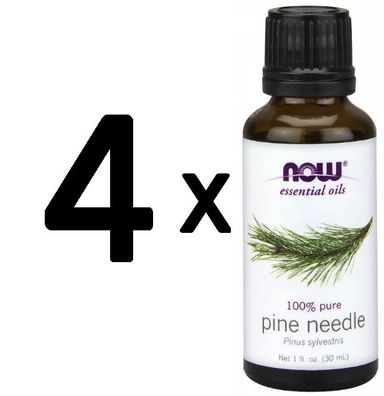 4 x Essential Oil, Pine Needle Oil - 30 ml.