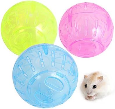 Hamster Übungs Ball, 3 PCS Hamster Laufball Übungs Ball Hamster Minilauf