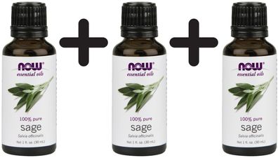 3 x Sage Oil - 30 ml.