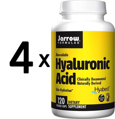 4 x Hyaluronic Acid - 120 vcaps