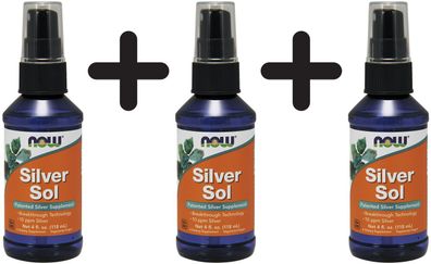 3 x Silver Sol - 118 ml.