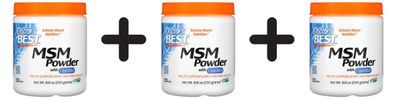 3 x MSM Powder with OptiMSM - 250g