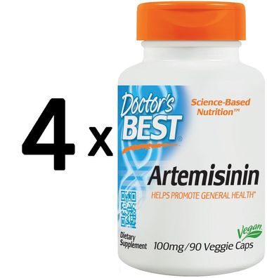 4 x Artemisinin, 100mg - 90 vcaps