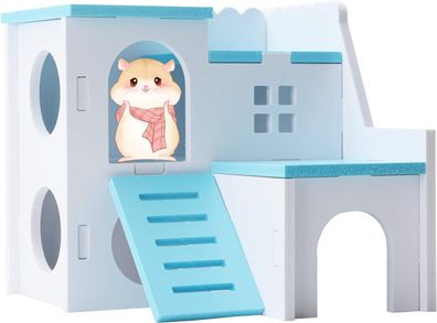 Hamster Haus, Kleintier Versteck Hamster Haus mit lustiger Kletterleiter