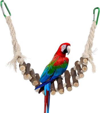 Vogelspielzeug, Vogelkäfig-Schaukel für Vögel und Papageien, Leitern für