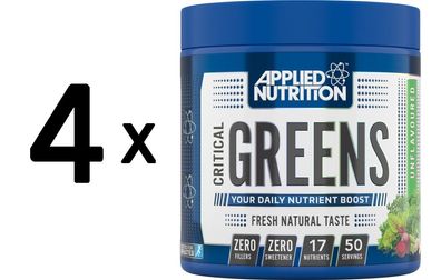 4 x Critical Greens, Unflavoured - 250g