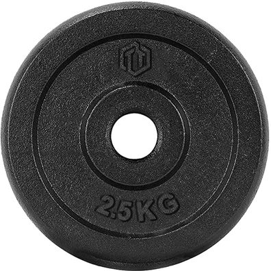 Sporttrend 24® Hantelscheibe 2,5KG Gusseisen 30/31mm, Gewichtsscheibe Gewicht