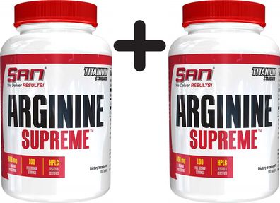 2 x Arginine Supreme - 100 caps