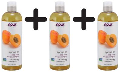 3 x Apricot Oil - 473 ml.