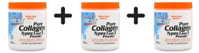 3 x Best Collagen Types 1 & 3, Powder - 200g