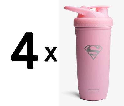 4 x Reforce Stainless Steel, Supergirl - 900 ml.