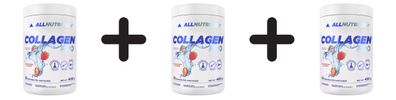 3 x Collagen Pro, Strawberry - 400g