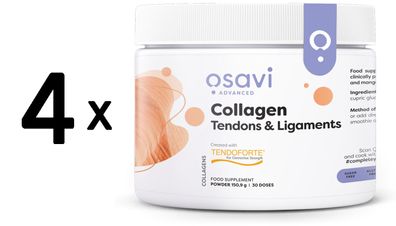 4 x Collagen Peptides - Tendons & Ligaments - 150g