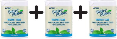 3 x Better Stevia, Instant Tabs - 175 tabts