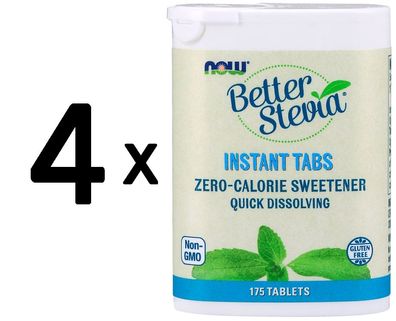 4 x Better Stevia, Instant Tabs - 175 tabts