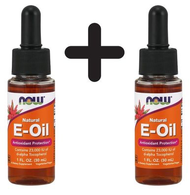 2 x E-Oil, Natural - 30 ml.