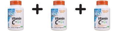 3 x Best Vitamin C with Quali-C, 1000mg - 120 vcaps