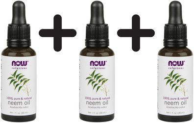 3 x Essential Oil, Neem Oil - 30 ml