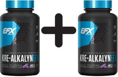 2 x Kre-Alkalyn EFX - 120 caps