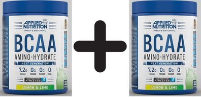 2 x BCAA Amino-Hydrate, Lemon Lime - 450g