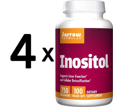 4 x Inositol, 750mg - 100 vcaps