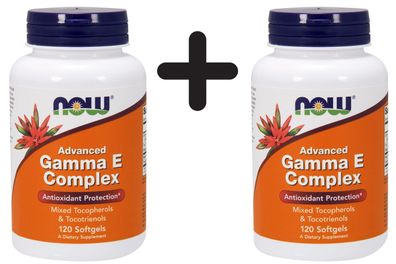 2 x Advanced Gamma E Complex - 120 softgels