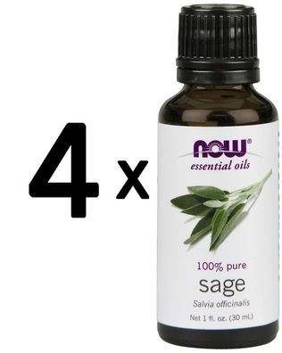 4 x Sage Oil - 30 ml.