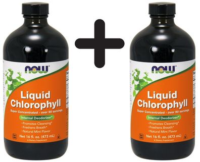 2 x Chlorophyll, Liquid - 473 ml.