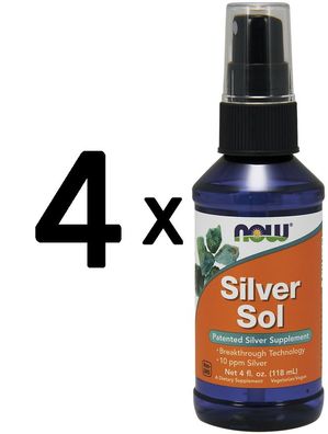 4 x Silver Sol - 118 ml.
