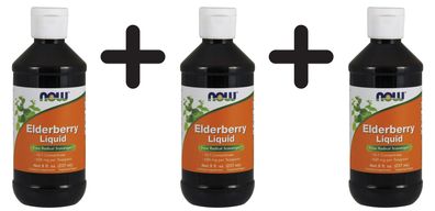 3 x Elderberry Liquid - 237 ml.