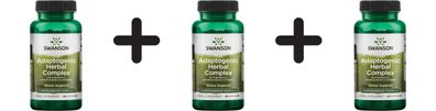 3 x Rhodiola Ashwagandha Ginseng Complex - 60 caps