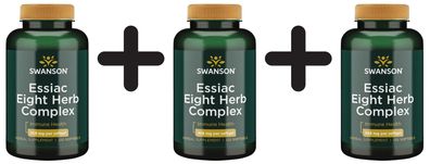 3 x Essiac Eight Herb Proprietary Blend, 398mg - 120 softgels