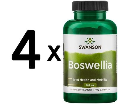 4 x Boswellia, 400mg - 100 caps