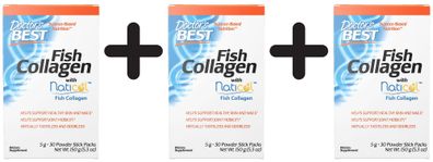3 x Fish Collagen with TruMarine Collagen - 30 stick packs