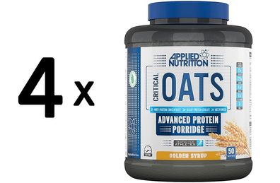 4 x Critical Oats Protein Porridge, Golden Syrup - 3000g