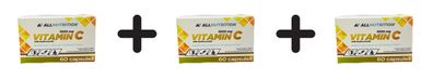 3 x Vitamin C with Bioflavonoids, 1000mg - 60 caps