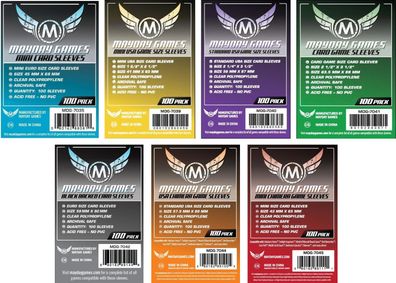 Game Sleeves (select from List) - Mayday Games