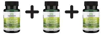 3 x Full Spectrum Sceletium Tortuosum, 50mg - 60 vcaps