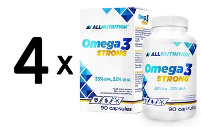 4 x Omega 3, Strong - 90 caps