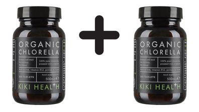 2 x Organic Chlorella, 500mg - 200 tablets