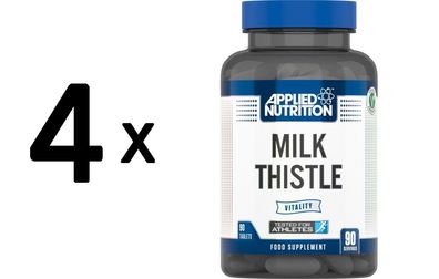 4 x Milk Thistle - 90 tabs
