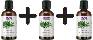 3 x Essential Oil, Rosemary Oil - 59 ml.