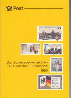 Bund Jahrbuch 1989 Die Sonderpostwertzeichen postfrisch/ MNH - komplett